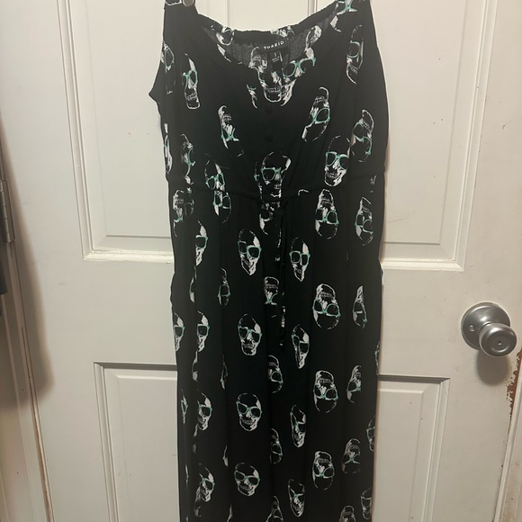 Torrid Black Skull Print Dress - Picture 1 of 4